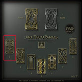 Architect. Art Deco Panel #2 ( Common )