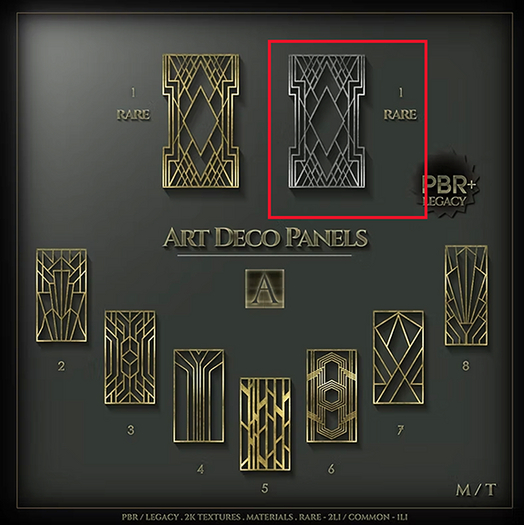Architect. (Silver) Art Deco Panel #1 ( RARE )