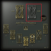 Architect. (Silver) Art Deco Panel #1 ( RARE )