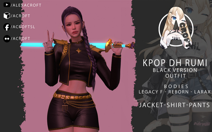 [ACroft] KPop DH - Rumi - Black