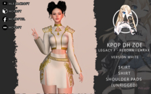 [ACroft] KPop DH - Zoe - White