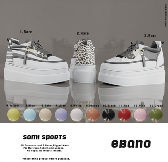 1-Ebano-Sami Sports REBORN RARE