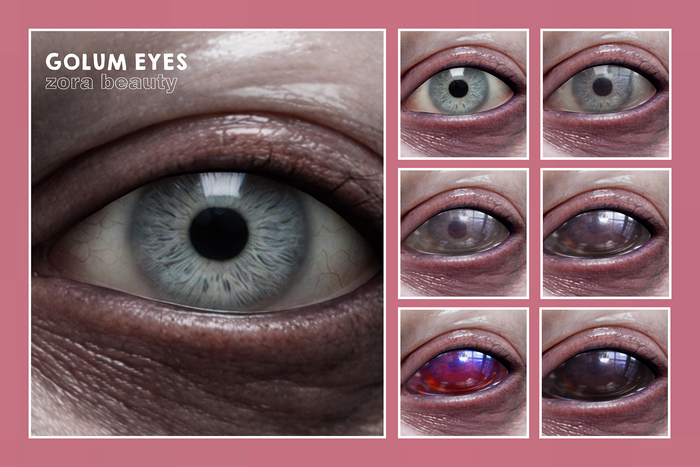 ZORA BEAUTY - GOLUM EYES - EVOX/MESH/BOM - FULL PACK