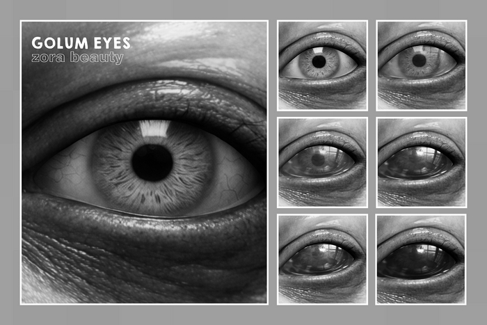 ZORA BEAUTY - GOLUM EYES - EVOX/MESH/BOM - DEMO