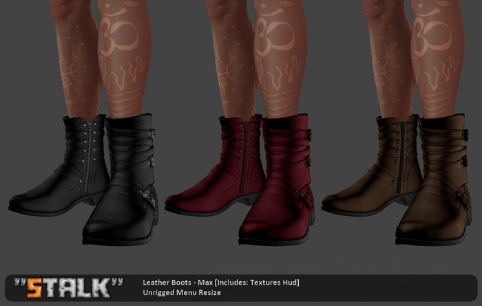 Leather Boots - Max [DEMO]