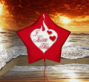 Valentine I LOVE YOU balloon   