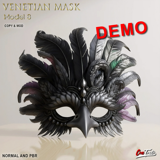 [ConTrato] Venetian Mask Model 8 DEMO