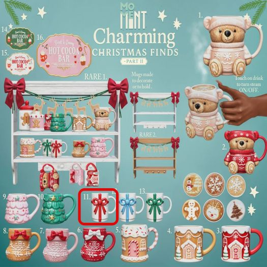 11 - MVT -  Wrapped Joy mug - Red