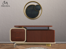 Meira Cendro Modern Console- Oak