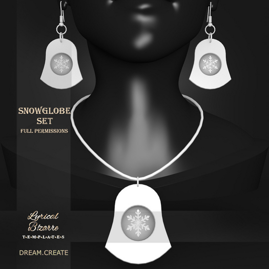 !Lyrical B!zarre Templates! - Snowglobe Set MESH DAE Version
