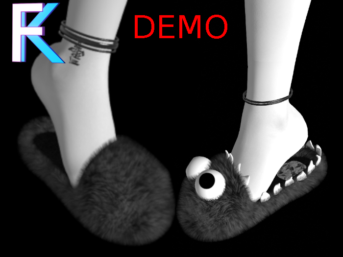 (Demo) Fluffy Kitten Fluffy Slipper