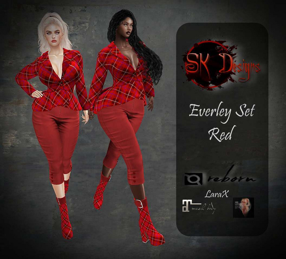 .::SKD::. Everley Set V2 {RED} [ADD ME]