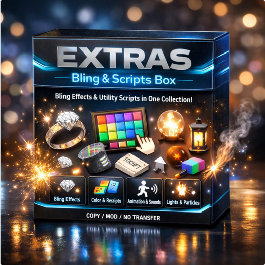 Extras bling and scripts box