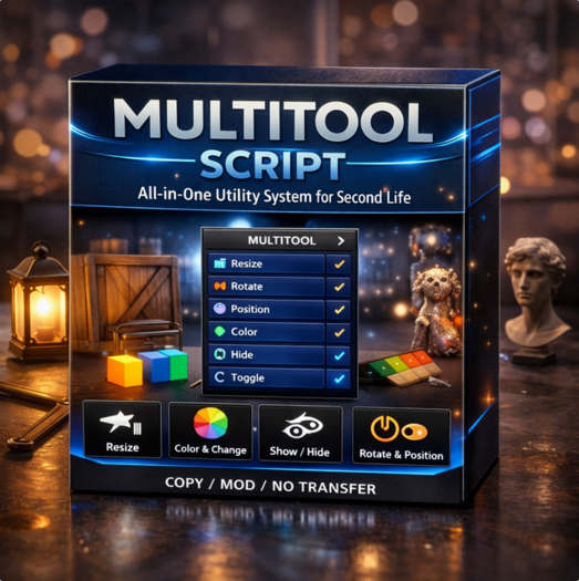 Multitool Script – All-in-One Utility System for Second Life