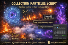 Collection Particles Script — Powerful Particle Control System for Second Life