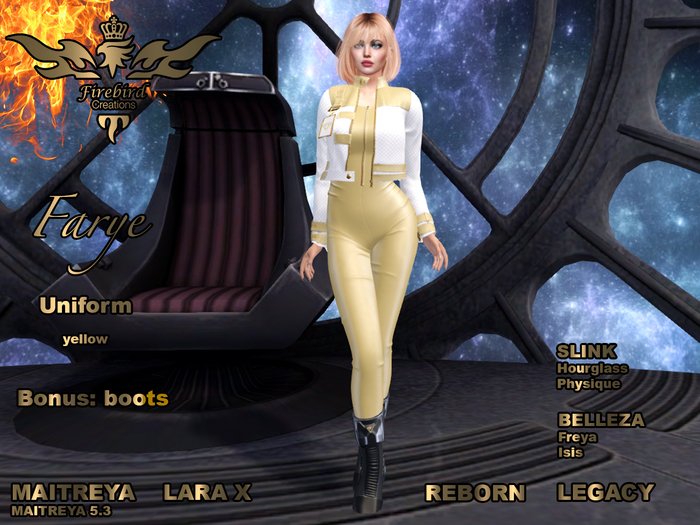 Firebird Farye Uniform yellow