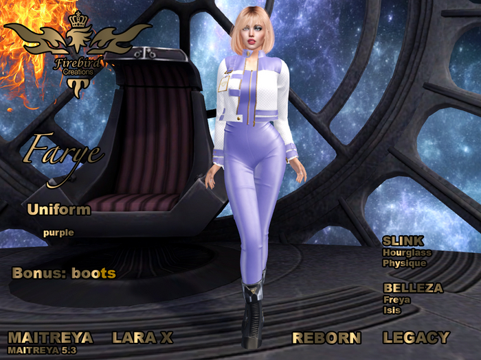 Firebird Farye Uniform purple