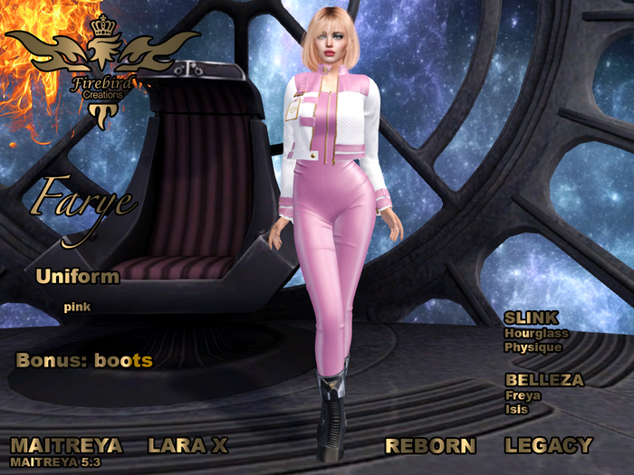 Firebird Farye Uniform pink