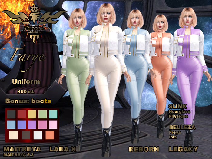 Firebird Farye Uniform HUD ed.