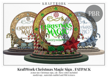 KraftWork Christmas Magic Sign . FATPACK (Add Me)