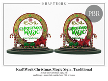 KraftWork Christmas Magic Sign . Traditional (Add Me)