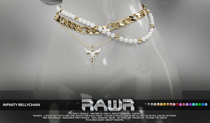 RAWR! Infinity Bellychain DEMO (add me)