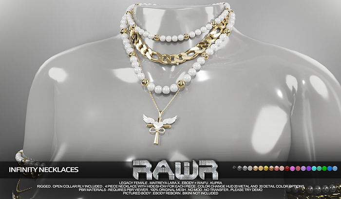 RAWR! Infinity Necklaces (add me)
