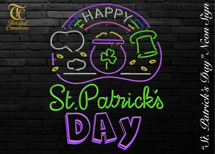 TC - Neon Sign Saint Patrick's Day