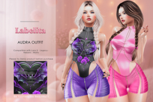 [LABELITA] Audra Outfit Bat Purple