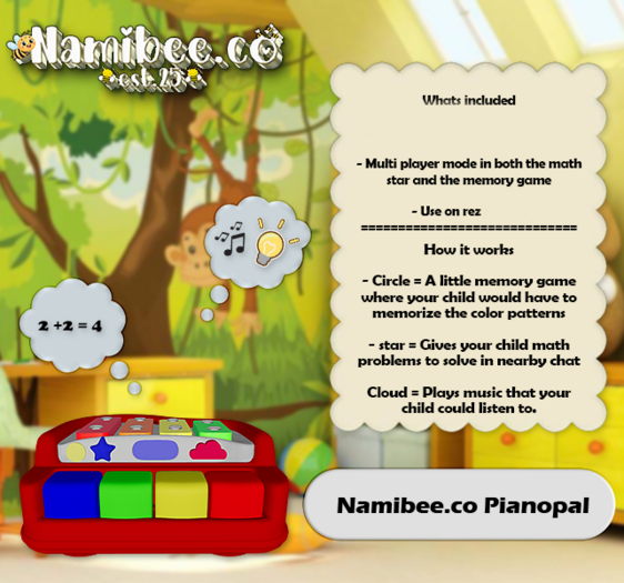 " NAMIBEE.CO  "PIANOPAL " UNPACKER