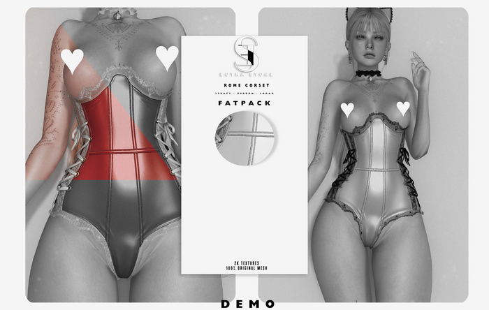EUTHA - DEMO Rome Corset FATPACK