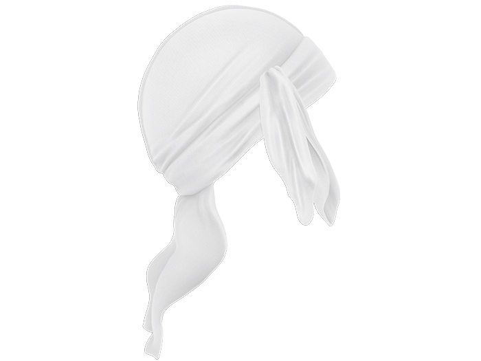 Spade: Amir Set Durag (White)
