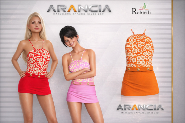 OUTFIT AMARA ORANGE - REBIRTH
