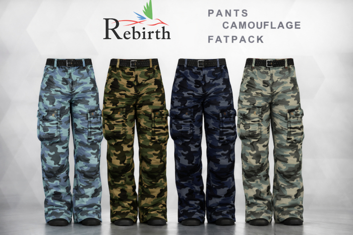 PANTS CAMOUFLAGE - FATPACK - REBIRTH - MALE