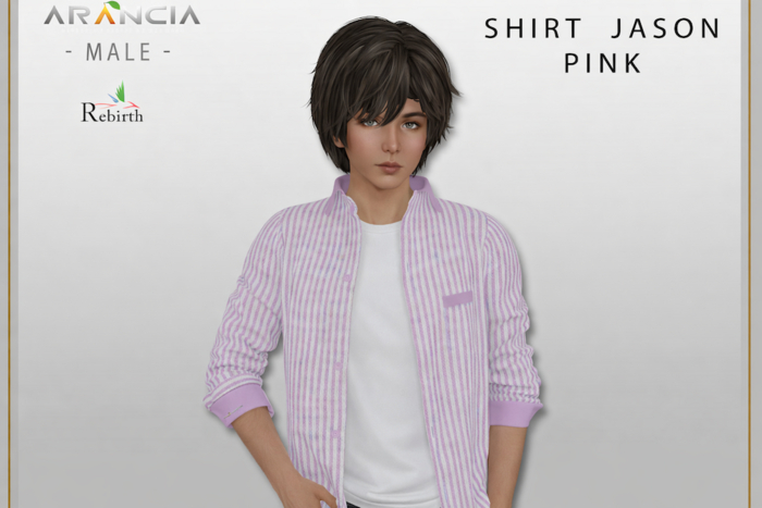 SHIRT JASON PINK - REBIRTH