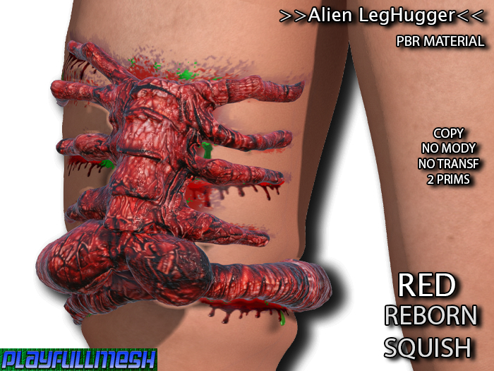 **Alien LegHugger R(RED) **PlayFullMesh