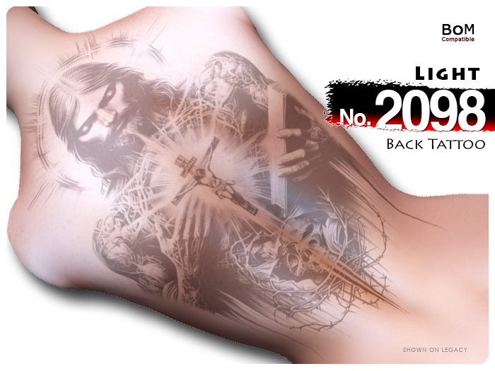 (Back Tattoo) No.2098 Light