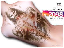 (Back Tattoo) No.2098 Color