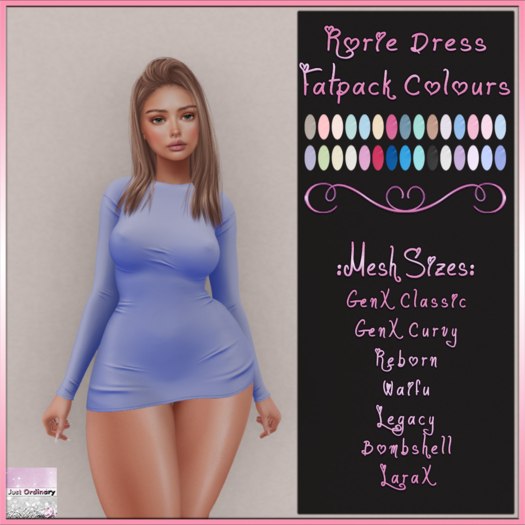 Rorie Dress Fatpack Colours
