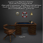 Captain's Log Ship Decor Set1