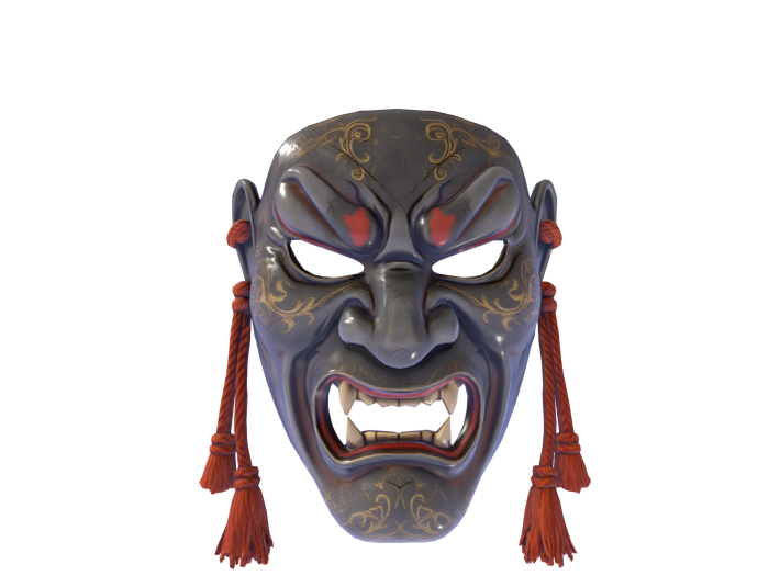 Fierce Oni Mask FULL PERM