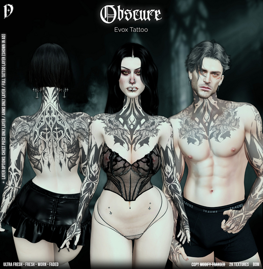 <Devinity> Obscure Tattoo ARMS