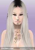 TOXSIKA INK - Tattoo Neck Florintina / EVOX / 3 TONES