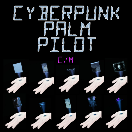 Cyberpunk palm pilot