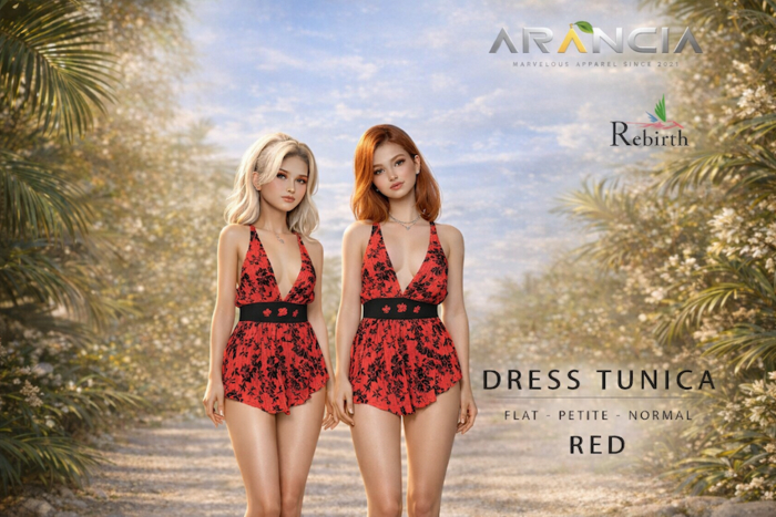 DRESS TUNICA RED - REBIRTH