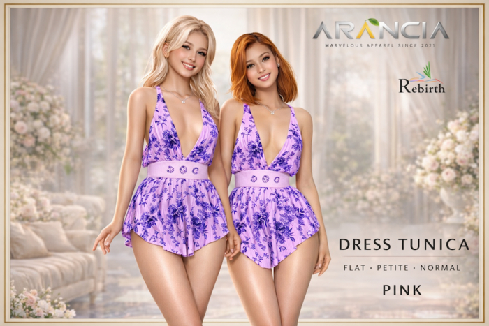 DRESS TUNICA PINK - REBIRTH