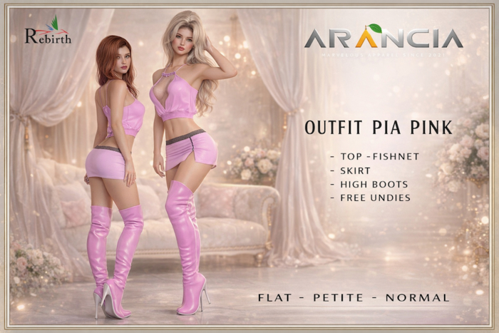OUTFIT PIA PINK - REBIRTH