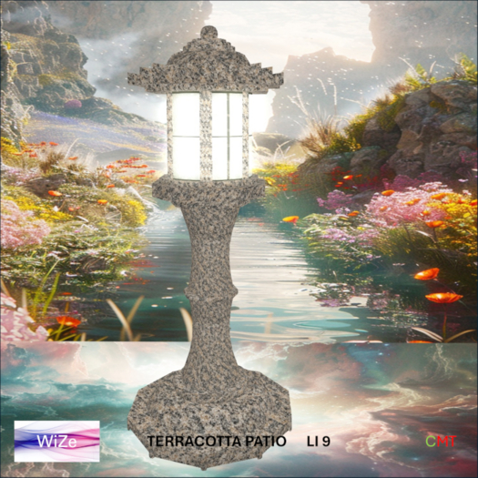 WiZe Delivery (Add) - Japanese Lantern Granite with Light