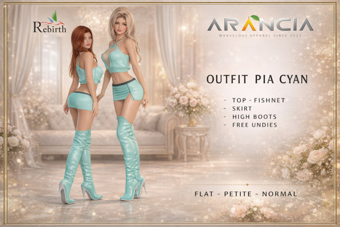 OUTFIT PIA CYAN - REBIRTH