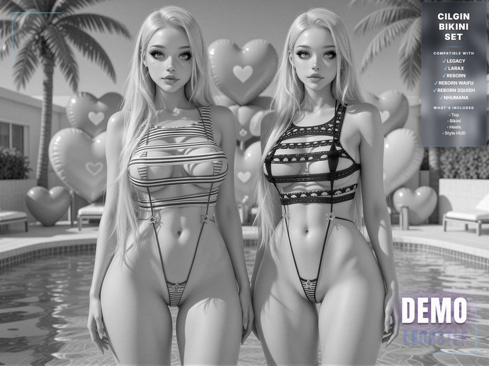 [LECASTLE] Cilgin Bikini Set *DEMO*
